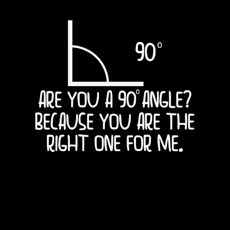Mathématiques Angle droit Cheesy Pun Math Geek