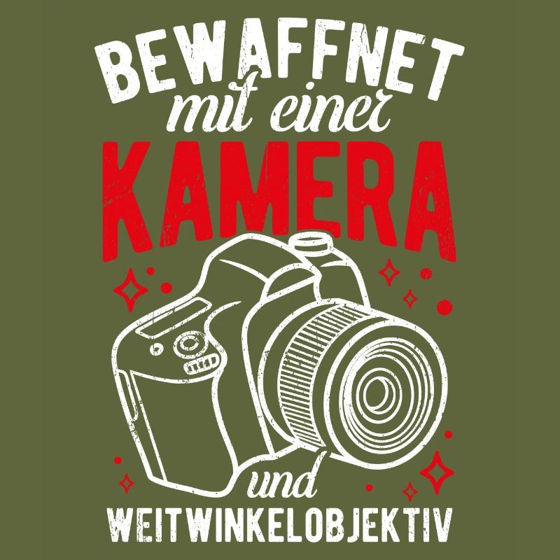 Bewaffnet mit einer KAMERA und WEITWINKELOBJEKTIV