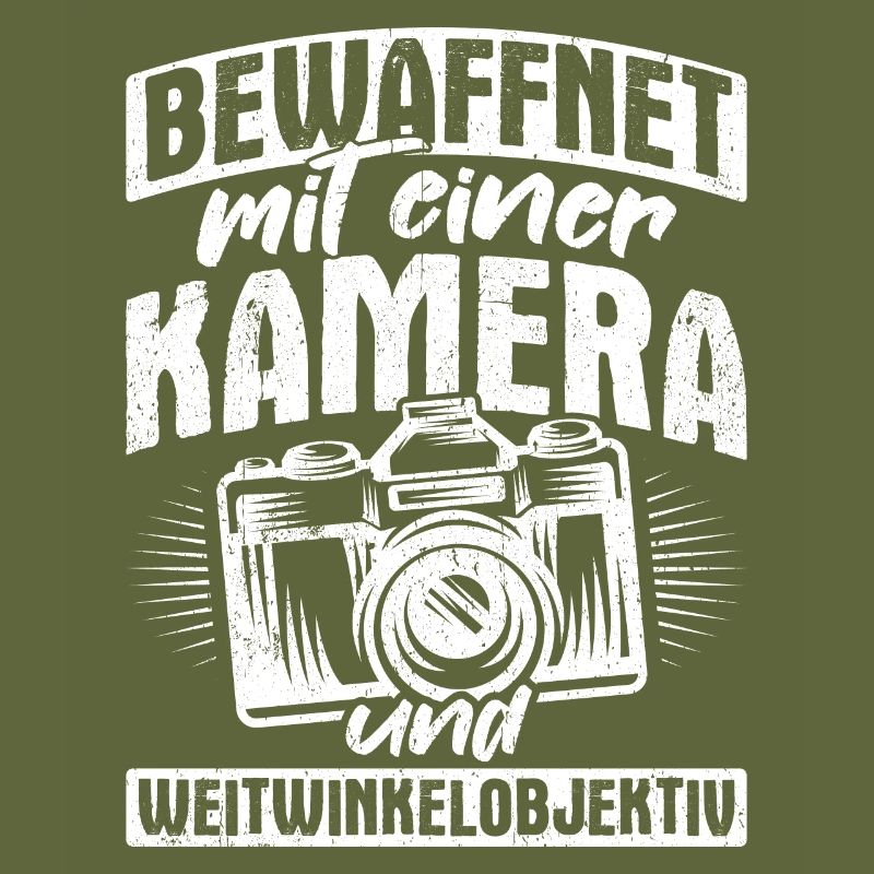 Bewaffnet mit einer KAMERA und WEITWINKELOBJEKTIV