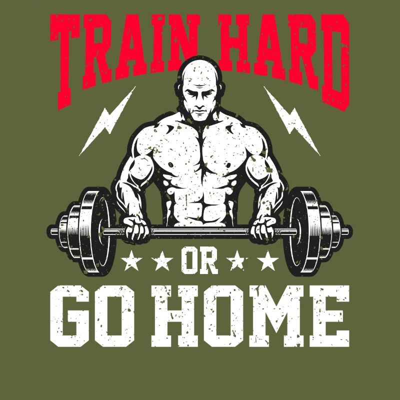 Trainiere hart oder geh nach Hause