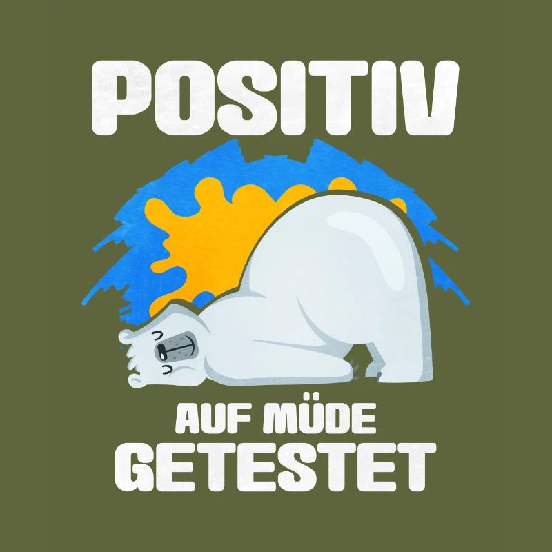 Positiv Auf Müde Getestet Eisbär