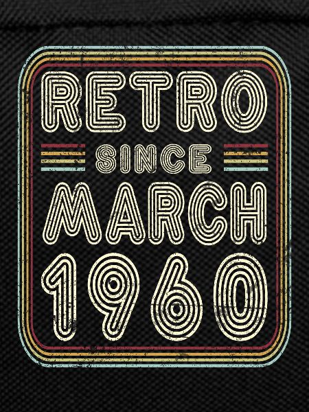 Birthday March 1960 Retro Gift