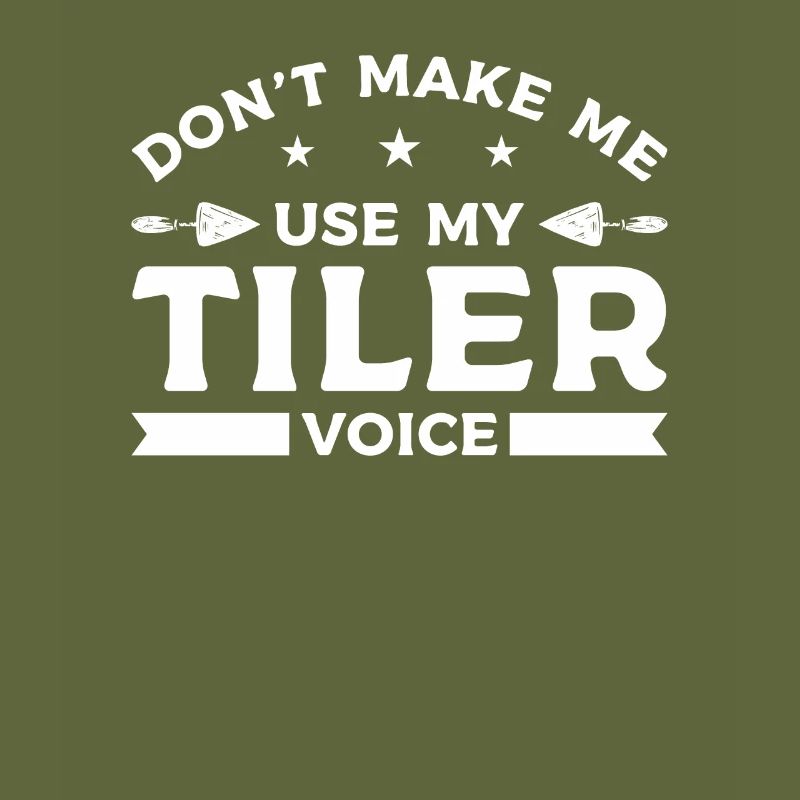 Ne me faites pas utiliser mes carreaux de tuiles de carrelage vocal