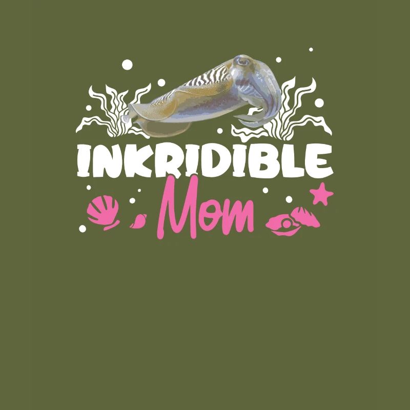 Fantastic Squid Pun Ink-Ridible Mom for