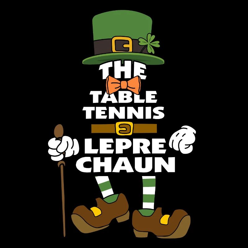 The Table Tennis Leprechaun St Patrick's Day