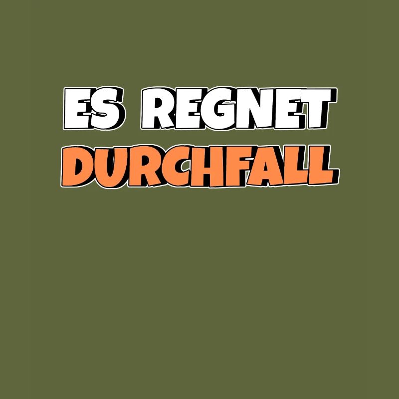 Es regnet Durchfall