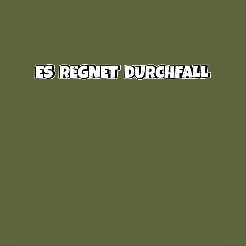Es regnet Durchfall
