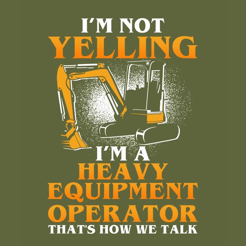 Construction machinery operator Excavator driver Excavator driver Construction workers