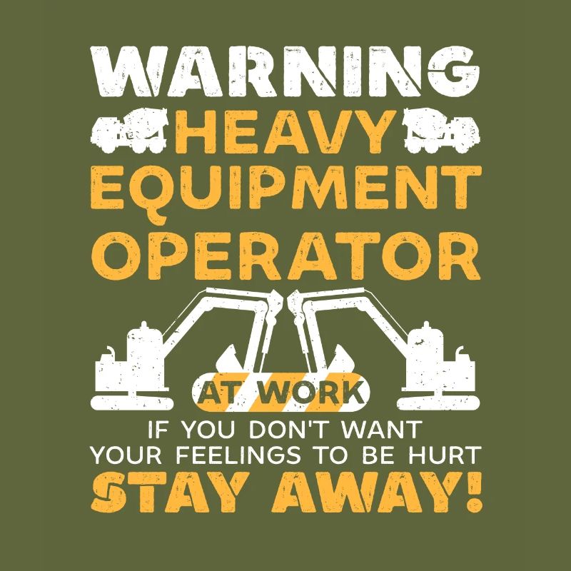 Construction machinery operator Excavator driver Excavator driver Construction workers