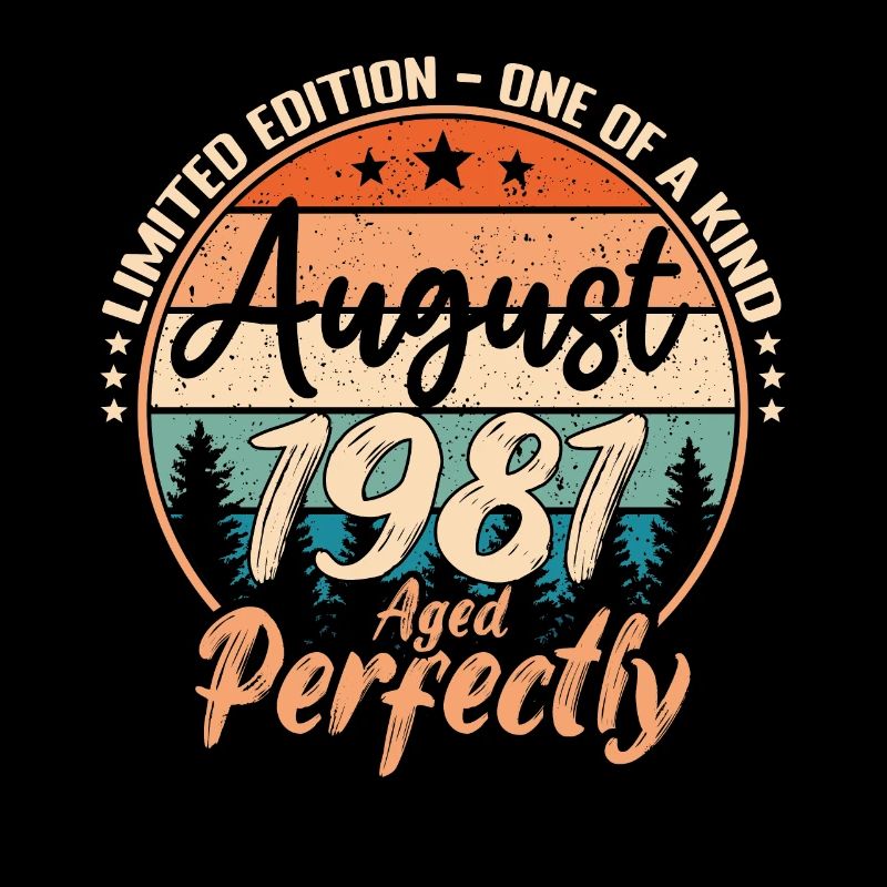Août 1981 anniversaire 1981 légendes Août