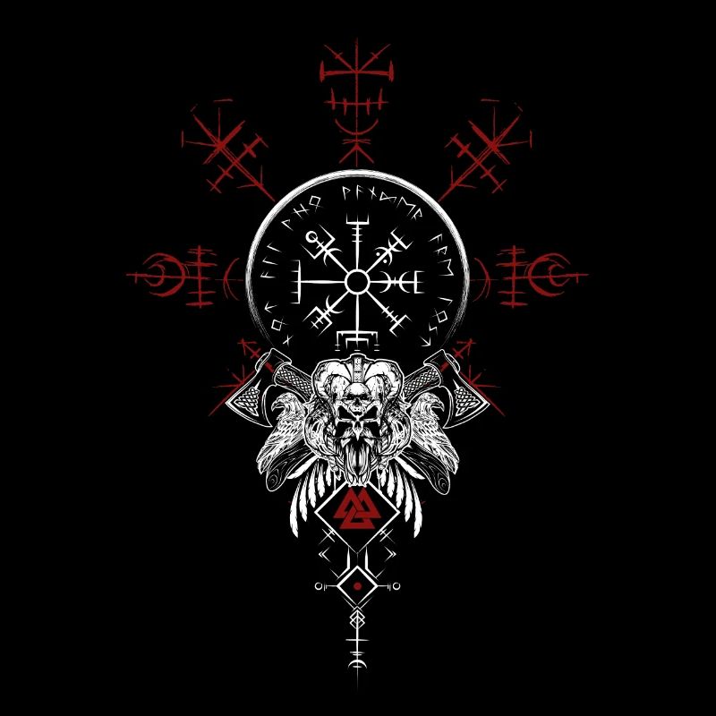 Celtic Viking Vegvisir Compass Viking