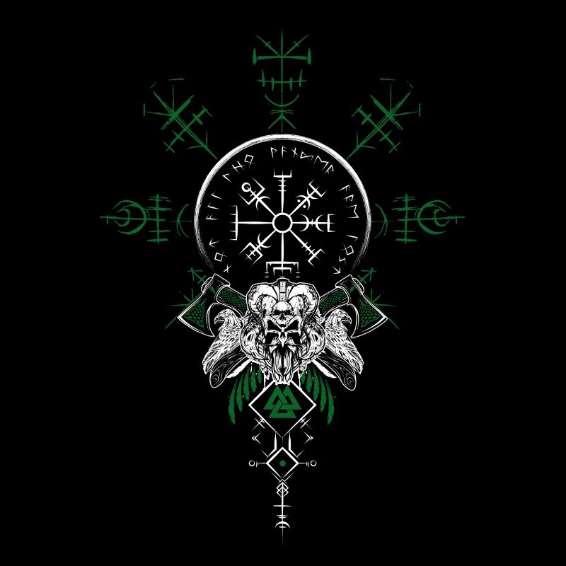 Celtic Viking Vegvisir Compass Viking