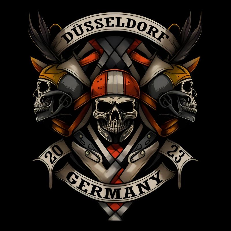 Düsseldorf Germany 2023 - Biker Style