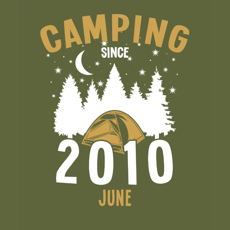 Geburtstag: Camping seit Juni 2010 Zelten