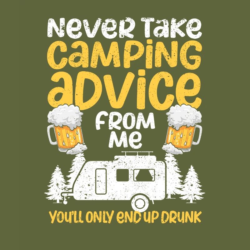 Ne prenez jamais de conseils de camping de ma part, vous