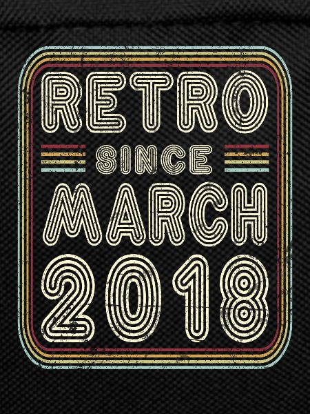 Birthday March 2018 Retro Gift