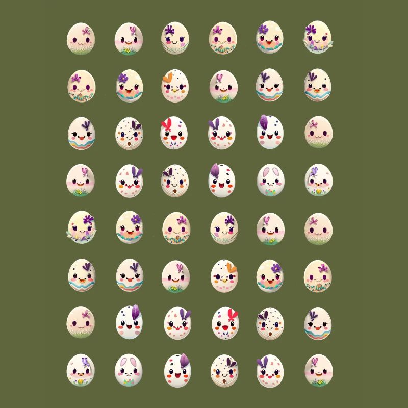 Colorful Easter Eggs Easter Egg Pattern Easter