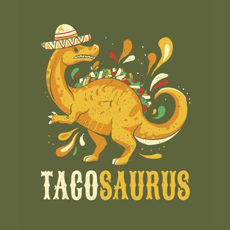 Mexican Taco Dinosaur