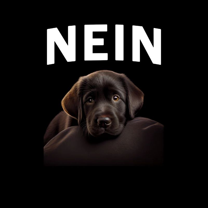 Statement Labrador, Nö Fun, Einfach Nö, Nein