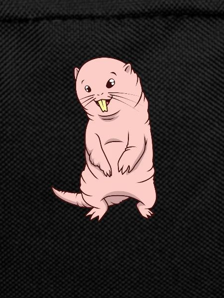 Kawaii naked mole rat