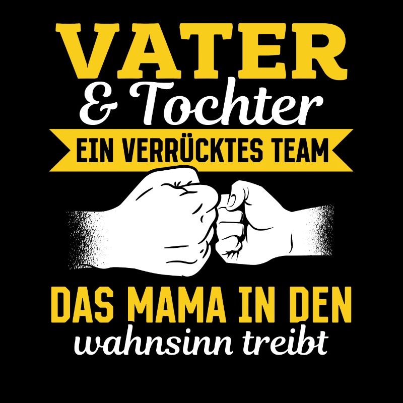 Vater & Tochter ein Verrücktes Team Partnerlook