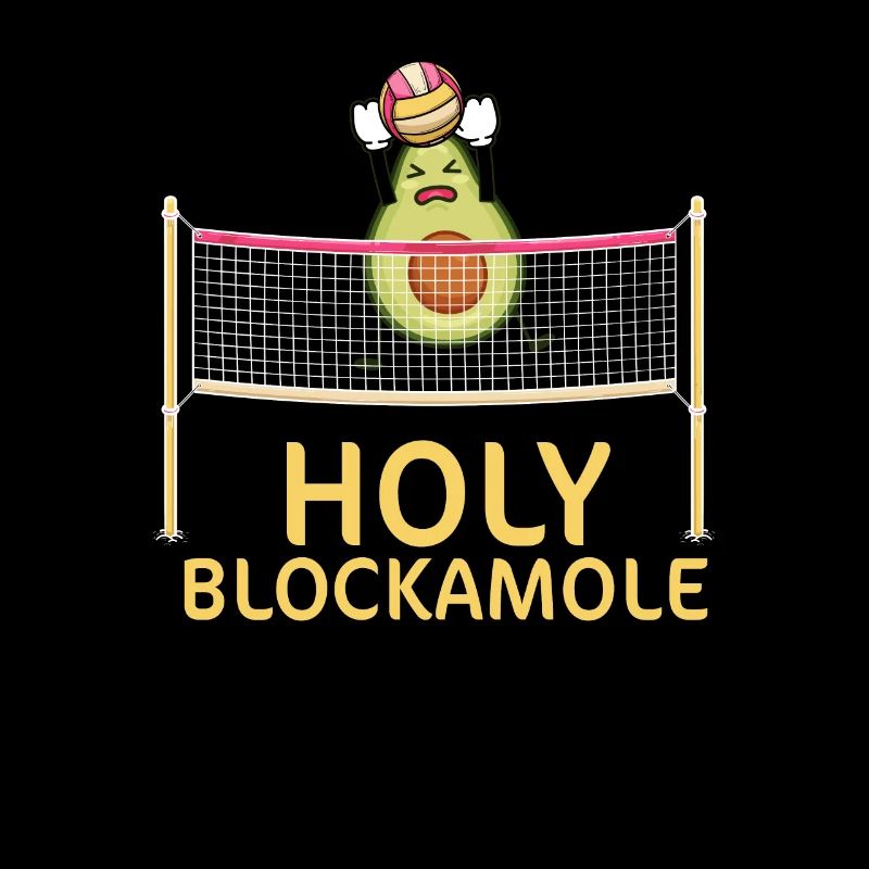 Holy Blockamole Volleyball Avocado