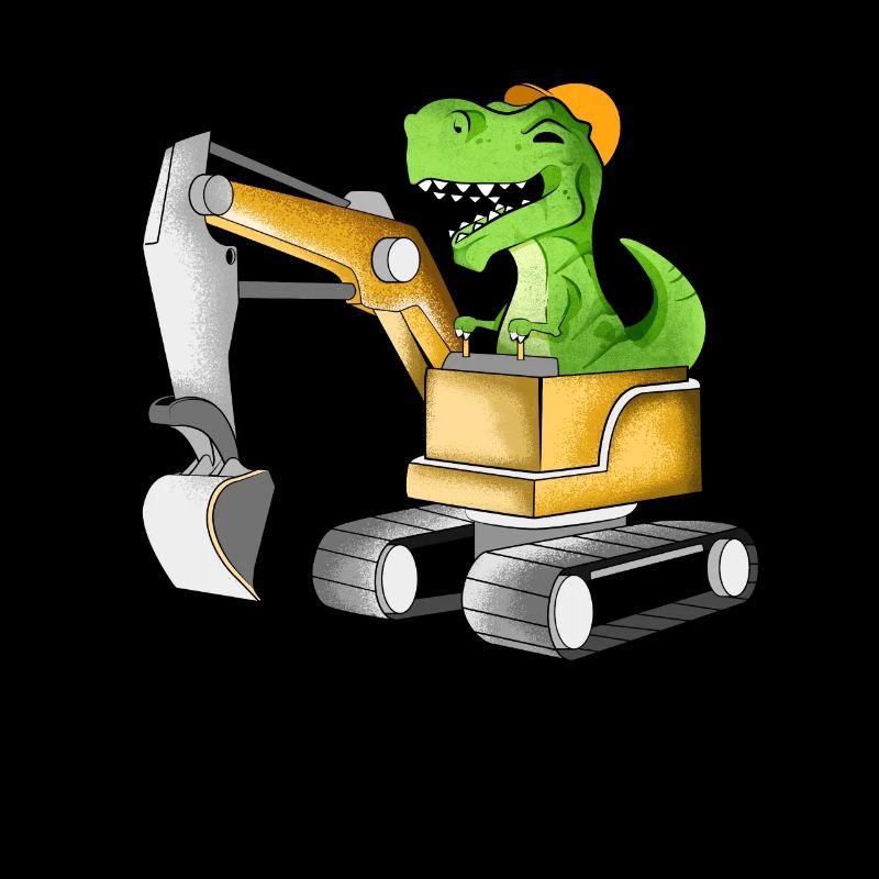 TREX fährt Bagger - Baggerfahrer