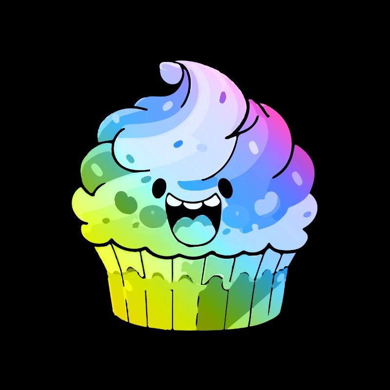 Muffin Comic Coloré