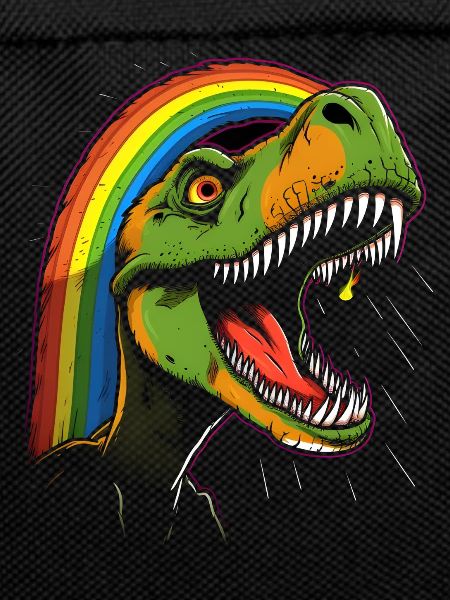Rainbow Tyrannosaurus