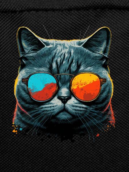 Cool cat with sunglasses