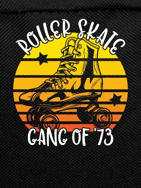 Rollschuhfahrer Rollerskates Rollschuh Gang 1973
