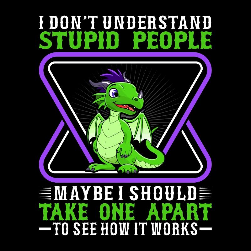 I Don't Understand Stupid People Maybe I Should Tak