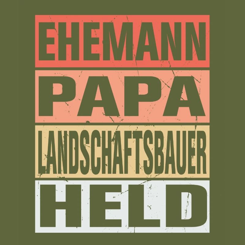 Landschaftsbauer Vater Ehemann Held