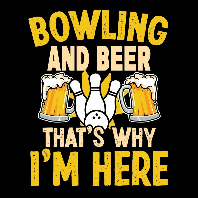 Bowling and Beer bowling Design