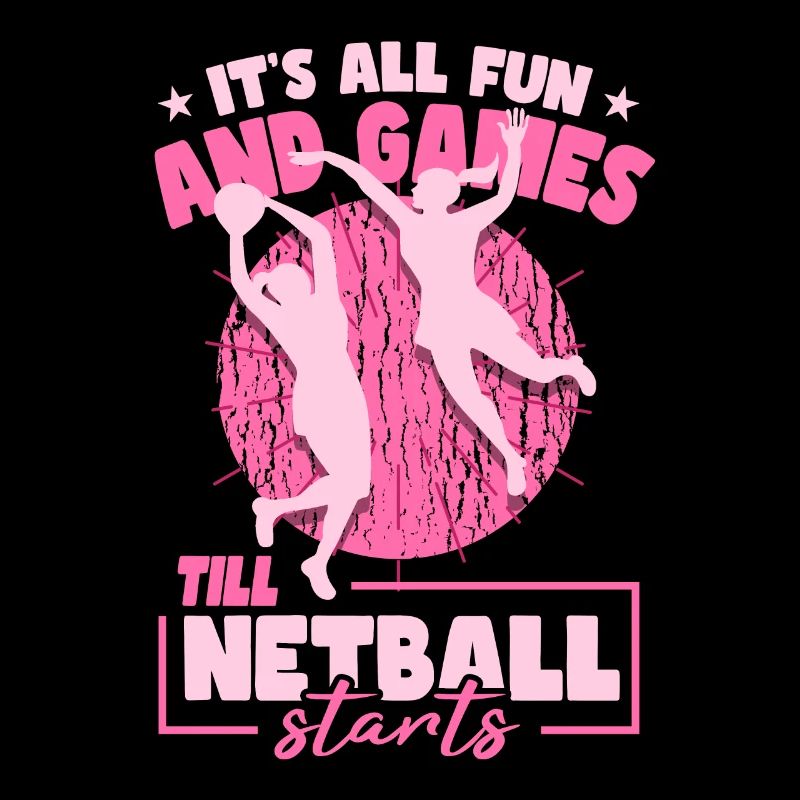 Funny Netball Player