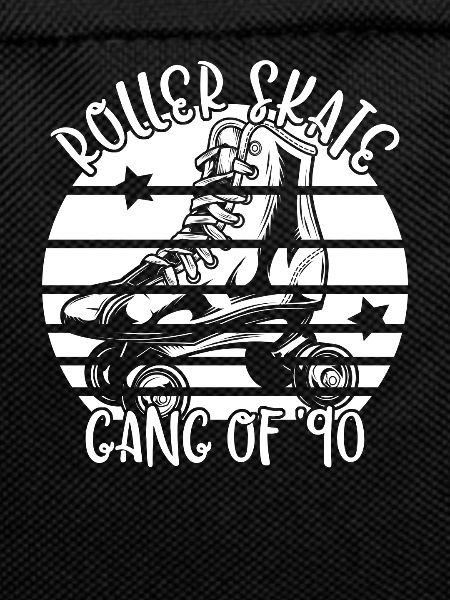 Rollschuhfahrer Rollerskates Rollschuh Gang 1990