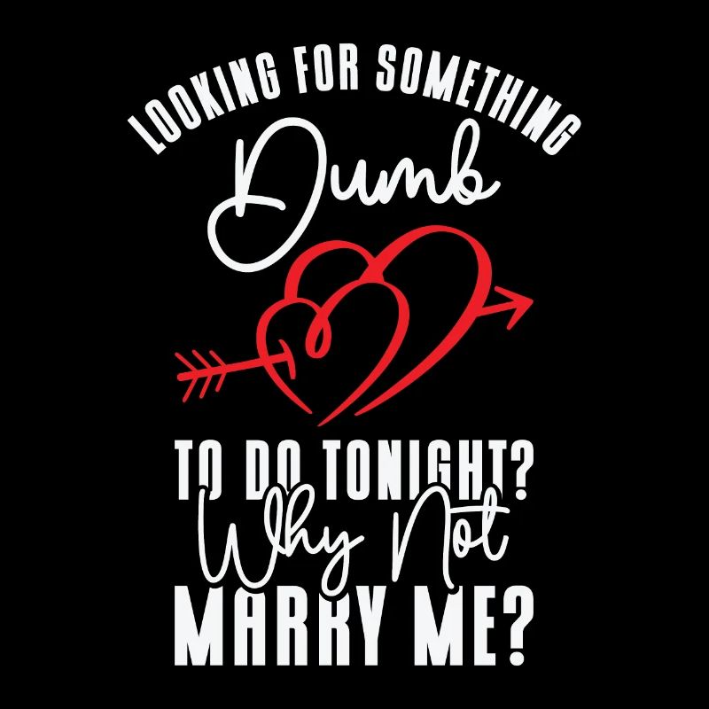 Dumb Wedding Heart Couple Relationship Romance