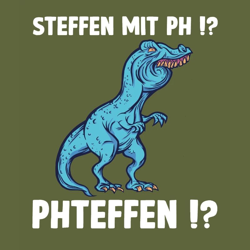 TRex Meme Dinosaur with Overbite Steffen with ph