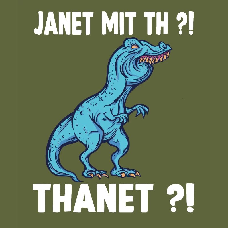 Janet oder Janeth T-Rex Überbiss Dinosaurier Meme
