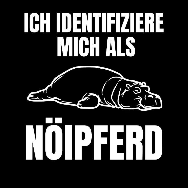 Gelangweiltes Nilpferd / Nölpferd / Keinen Bock