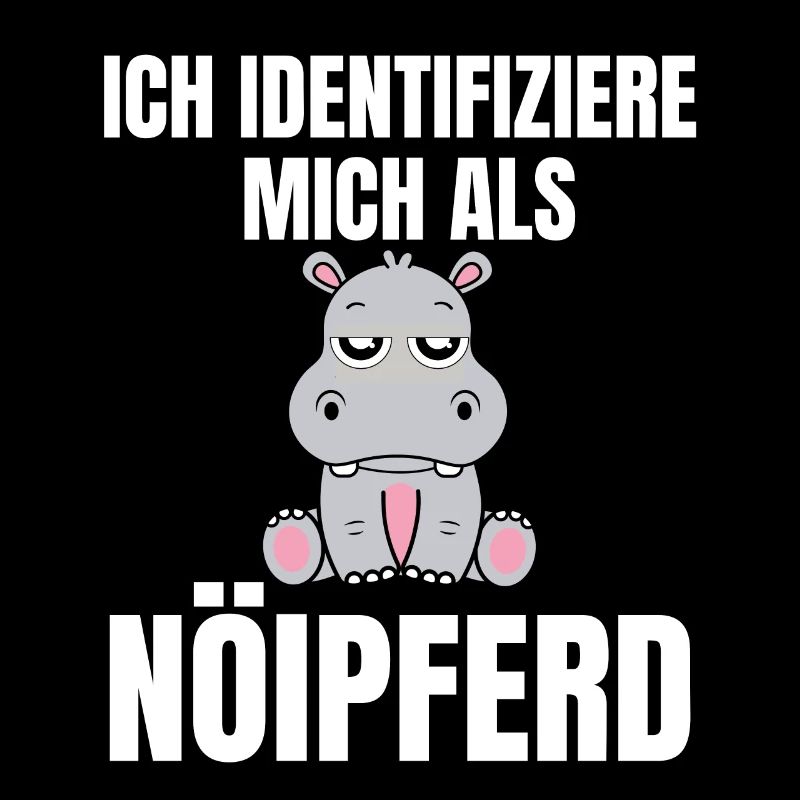Gelangweiltes Nilpferd / Nölpferd / Keinen Bock