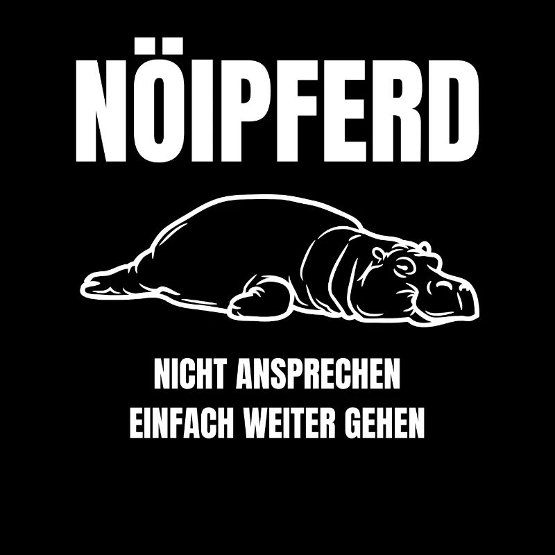 Gelangweiltes Nilpferd / Nölpferd / Keinen Bock