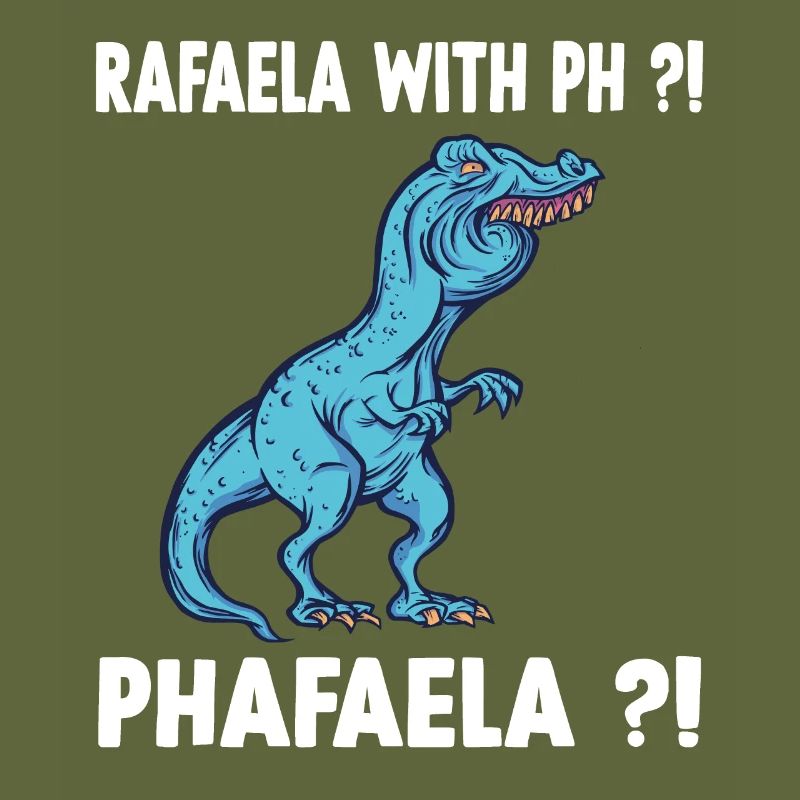 Raphaela T-Rex Dinosaur Meme Dino Trex Nom