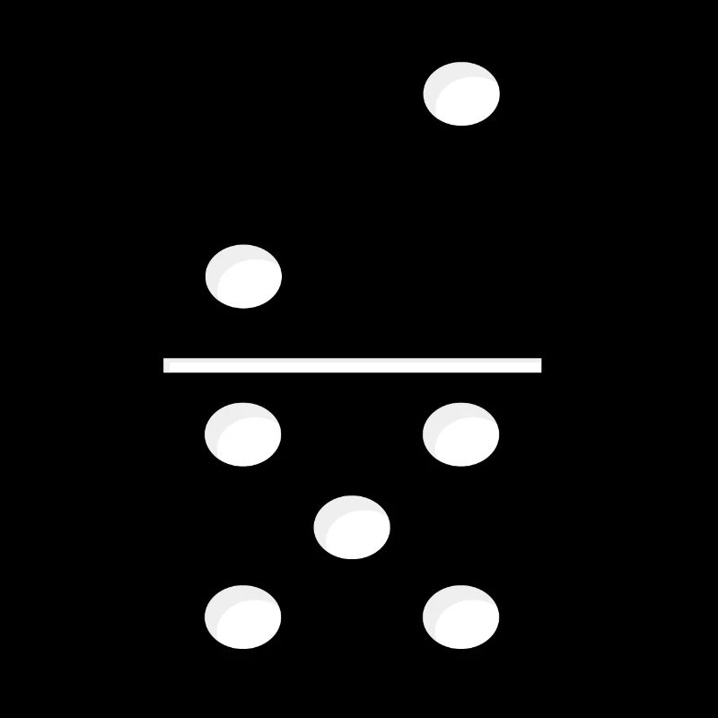 Domino Game Tile 2-5 - Drôle de costume de groupe