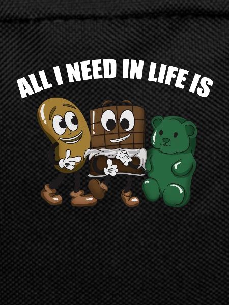 Chips, chocolate and gummy bears