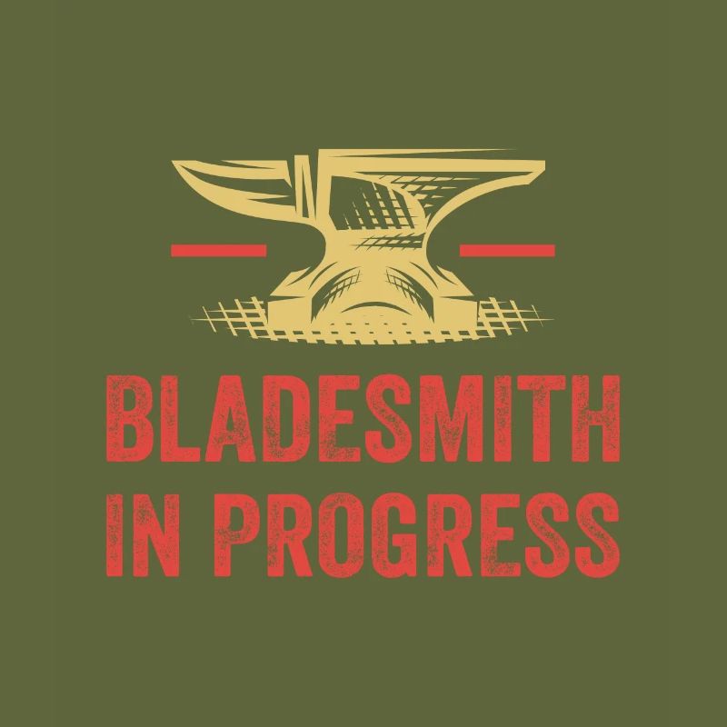 Hammer Schmiede Blacksmith In Progress Amboss