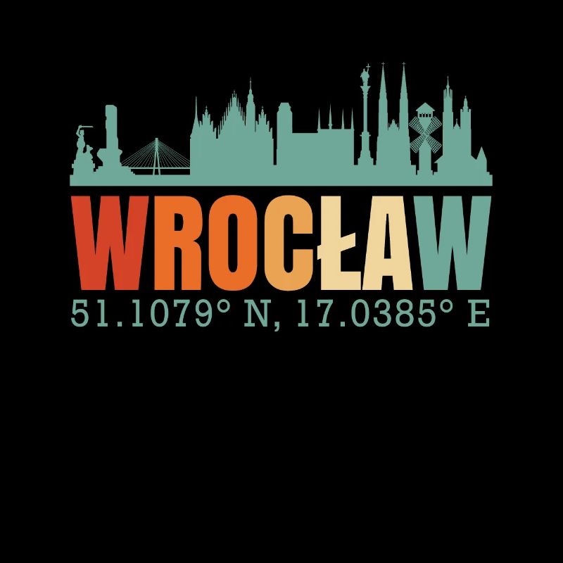 Poland Wroclaw Skyline