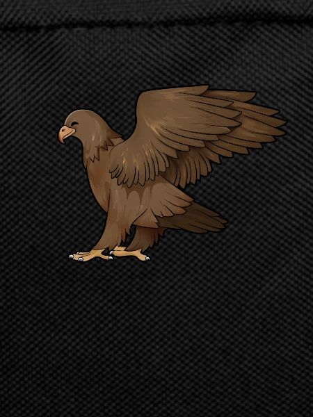 Drawing of a golden eagle