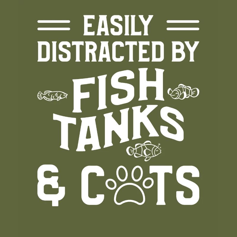 Easily Distracted By Fish Tanks & Cats Fishkeeper