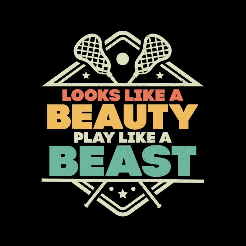 On dirait une beauté Jouer comme une bête Lacrosse Gir